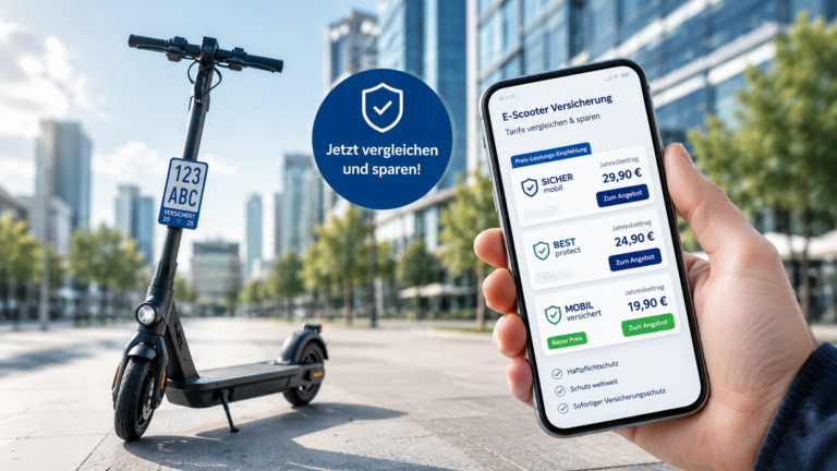 Günstigste E-Scooter Versicherung 2026 vergleichen